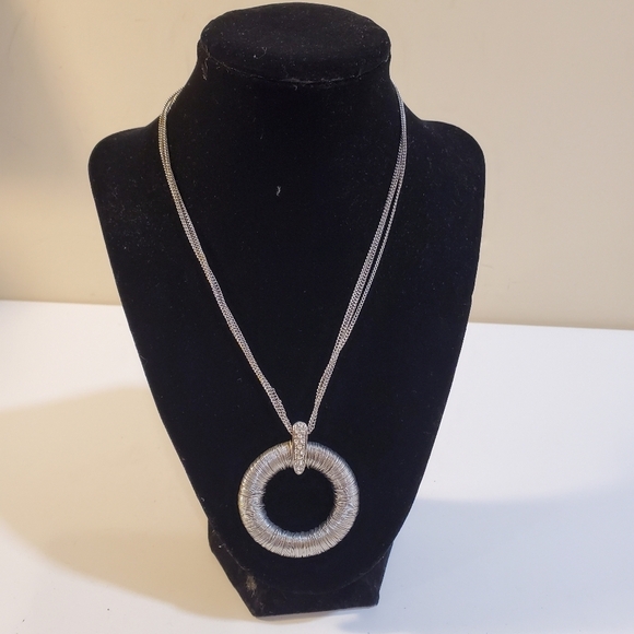 Necklace with Pendant  silver tone - Picture 2 of 8